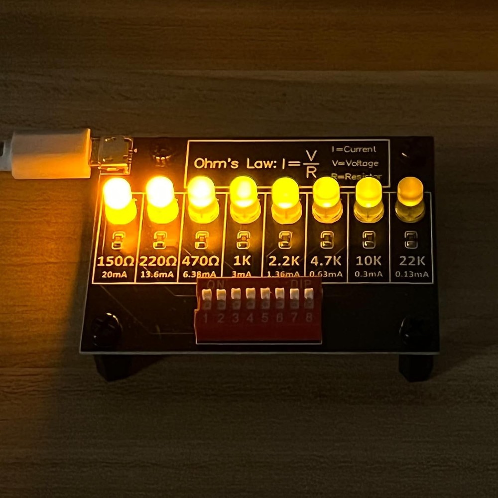 Soldering Practice Kit DIY Practical Electronic Circuit Project Resistor Trainin