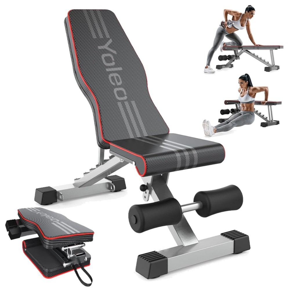 Versatile Adjustable Weight Bench for Full Body Workouts - 660lb Capacity