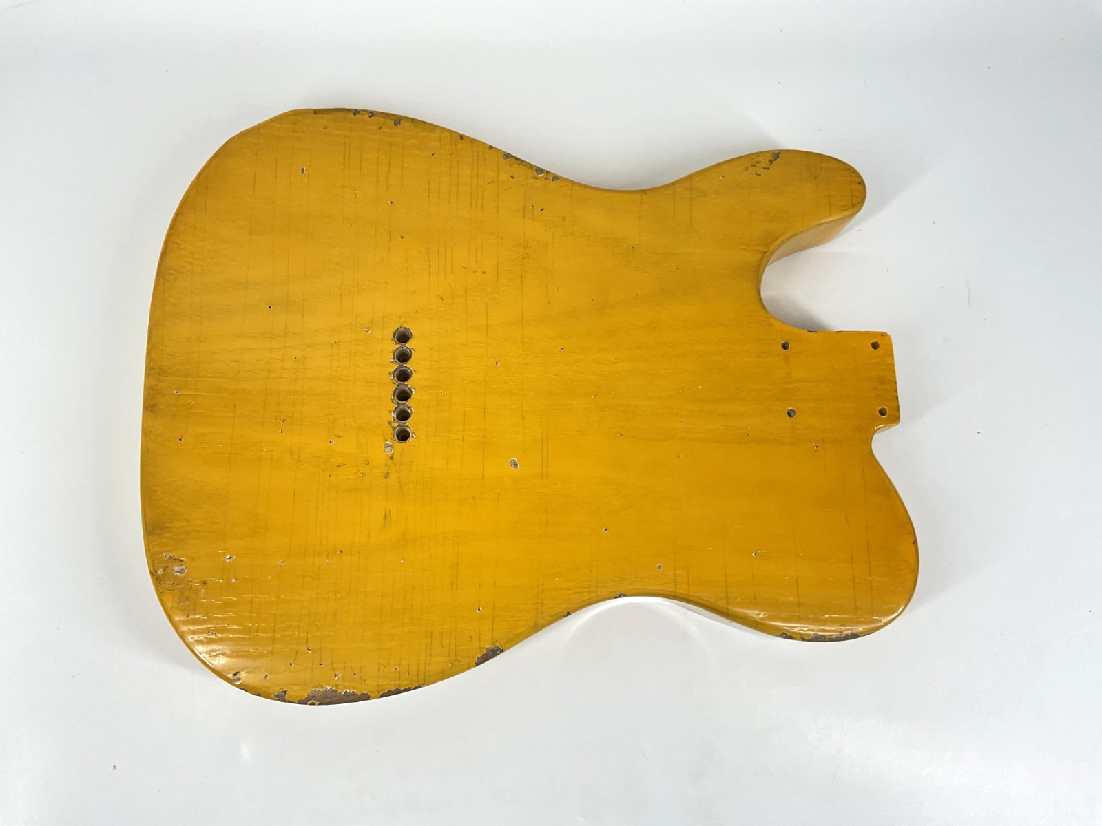 MJT Official Custom Vintage Aged Nitro Guitar Body Mark Jenny VTT Butterscotch