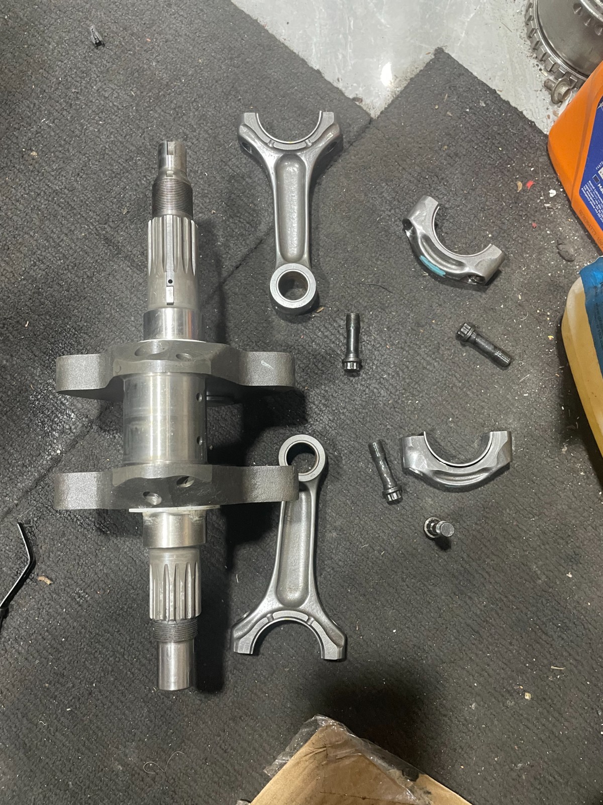 13-14 Ducati Multistrada 1200 Diavel Crankshaft w/ Connecting Rods 14621863AR