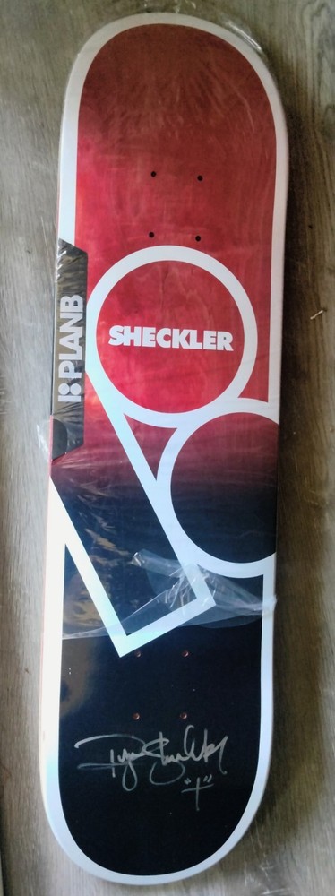 Ryan SHECKLER Signed Plan B 8.0 Skateboard Deck - X Games