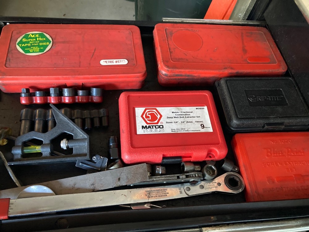 Matco M6 toolbox and tools