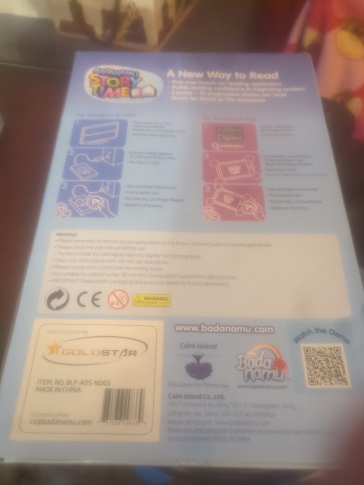 BADANAMU Story Time Magic Disc Set Computer Interactive & Educational Leaning