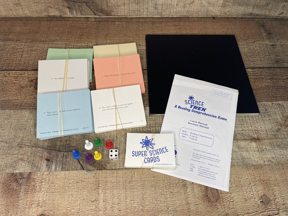 RARE 2003 LinguiSystems “Science Trek: A Reading Comprehension Game" Complete!