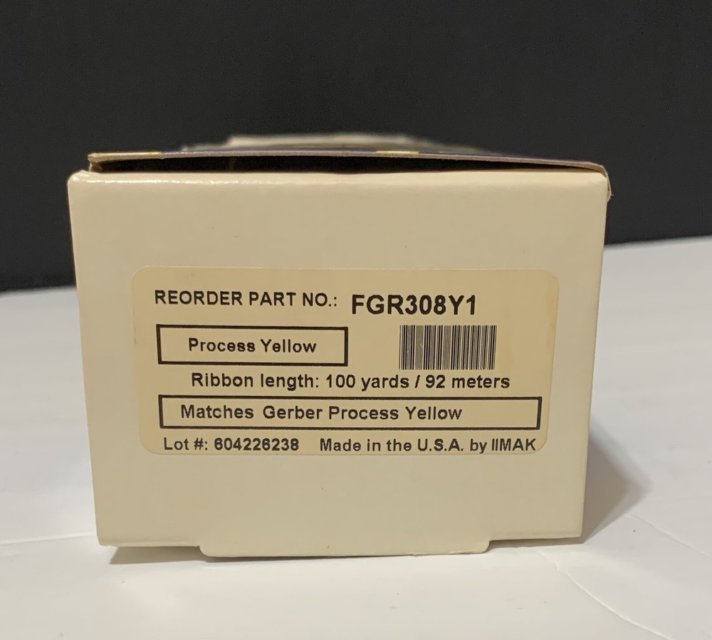 Gerber Edge Thermal Transfer Foil - Duracoat - Refill — Process Yellow