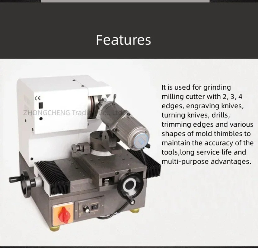 4-14mm Multi-Function Sharpener TX-R8 Drill Bit Milling Cutter Portable Grinder