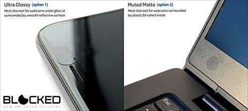 Low-Tack Restickable Webcam/Camera Vinyl Covers - Multiple