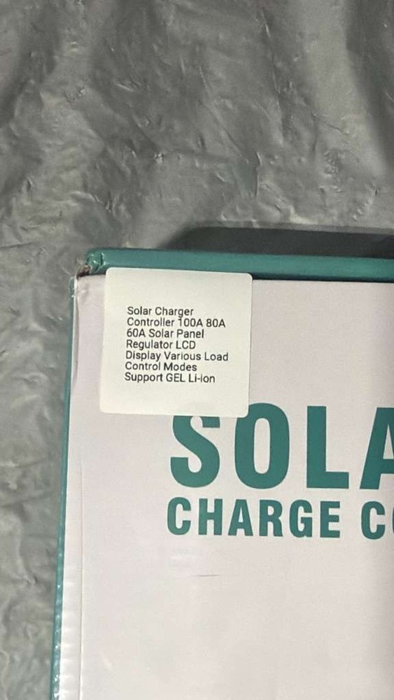 Solar Charger Controller 120A Regulator LCD Display Various Load Control Modes