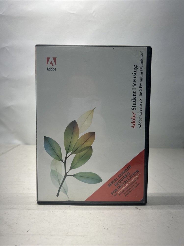 ADOBE STUDENT LICENSING CREATIVE SUITE 2 PREMIUM WITH CODE FOR SERIAL NUMBER