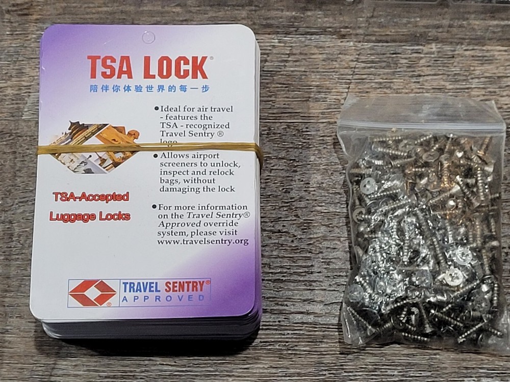 100pcs Luggage TSA Customs Lock Safely Code Lock 3 Digit Combination Lock TSA007