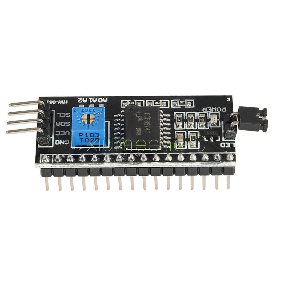IIC I2C Adapter Serial Interface Board Module For Arduino 1602 2004 LCD Display