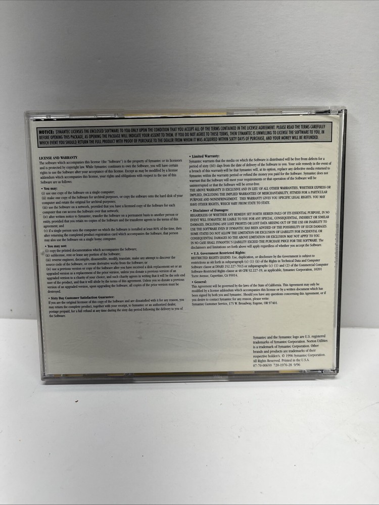 Norton Utilities 2.0 For Windows 95