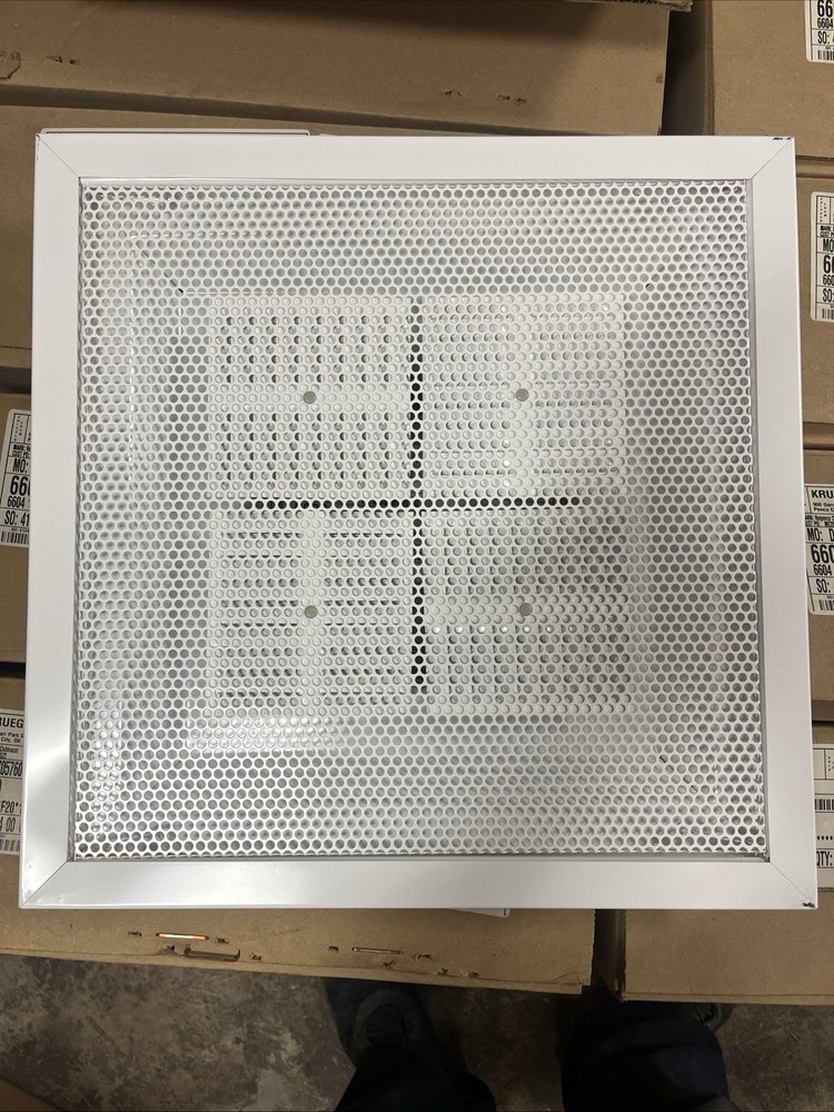 Krueger 6600  perforated diffusers Two Per Box 16X16  EACH ORDER IS FOR 2 GRILLS