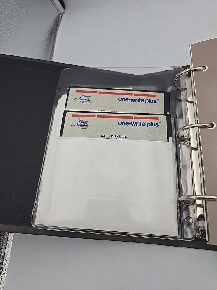 One Write Plus 1986 Master Evergreen Great American Software Accounting Payroll