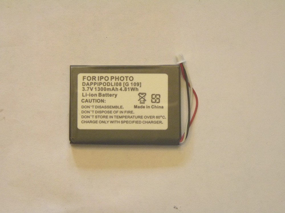 iPod Classic 4th Gen A1099, Replacement Battery