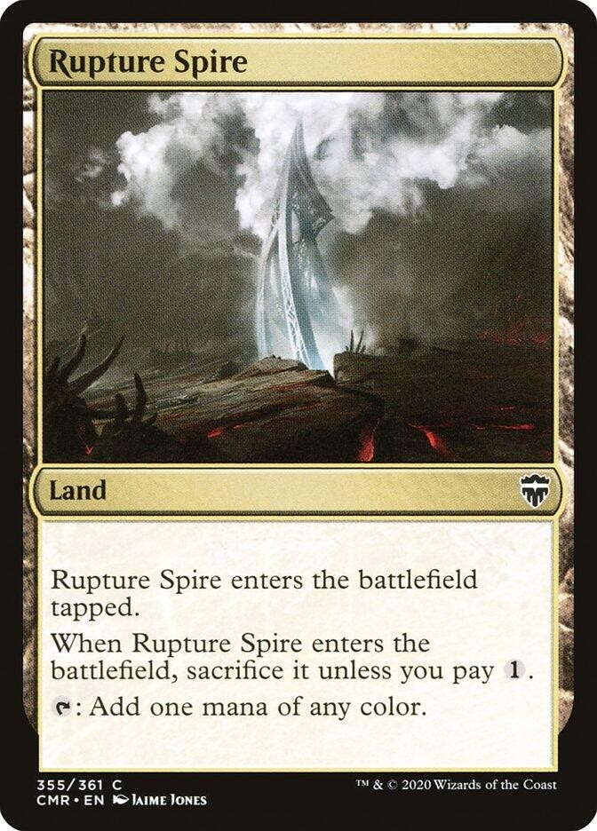 Rupture Spire (355) Commander Legends 355 MTG LP