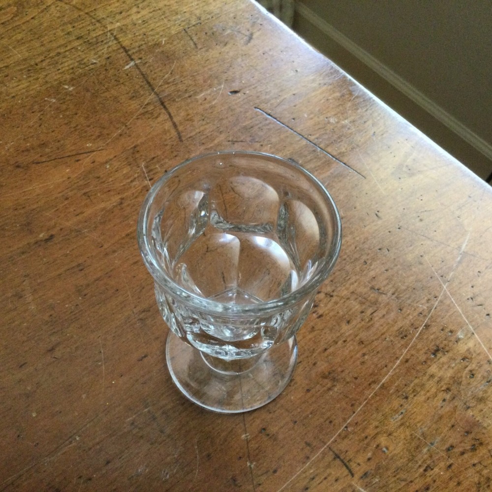 Flint Ashburton Pattern Small Glass/Egg Cup