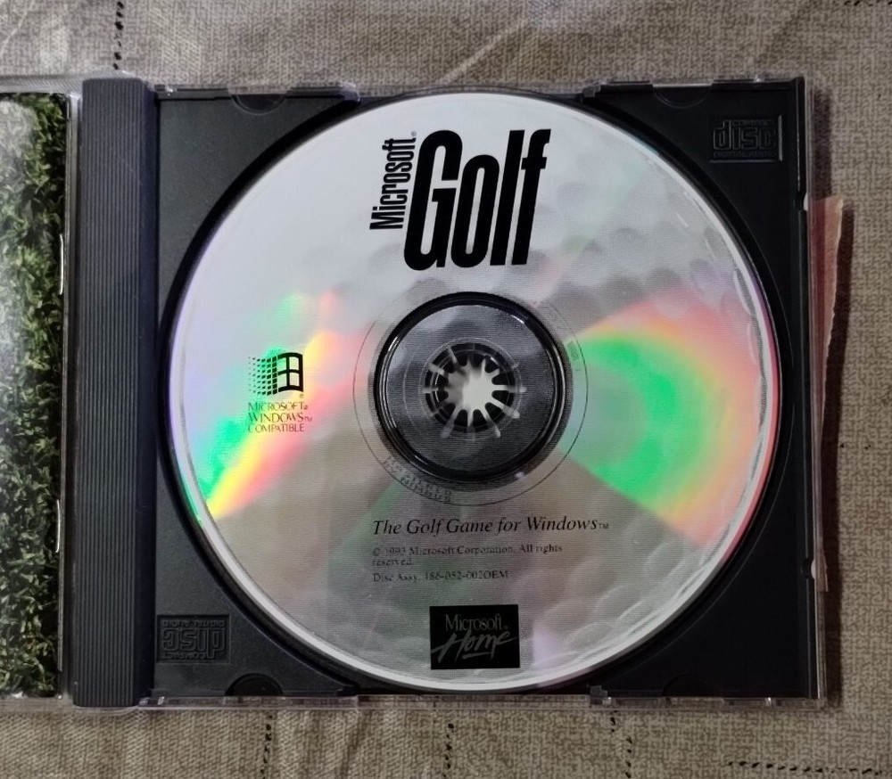 Microsoft Windows Golf - A Multi Media Edition (PC CD-ROM, 1993) Software