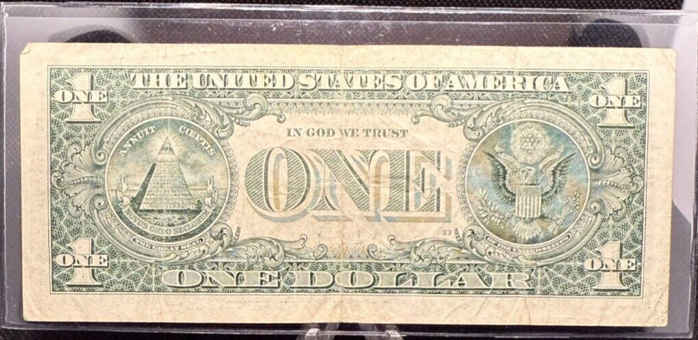 FANCY BINARY REPEATER SERIAL Six & Three's One Dollar Note $1 2013 G66366636B