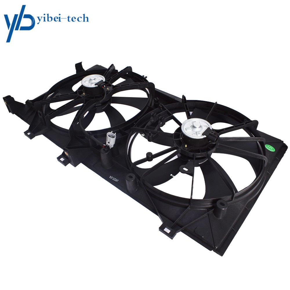 AC Dual Condenser Radiator Cooling Engine Fan For 2012-2017 Toyota Camry 2.5L L4