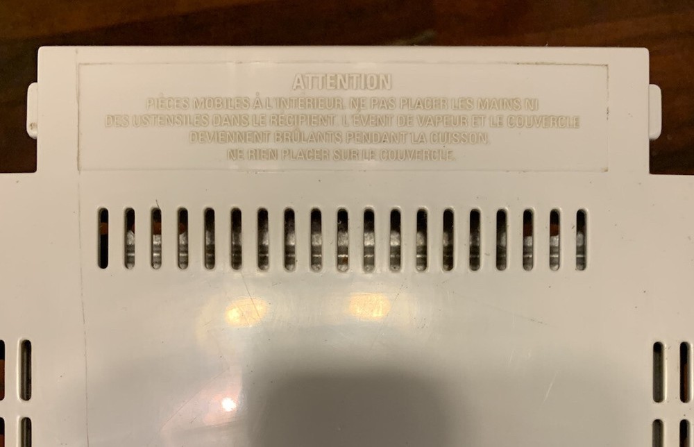 Black & Decker Automatic Breadmaker Bread Baking Machine B1500 Cover Lid GUC