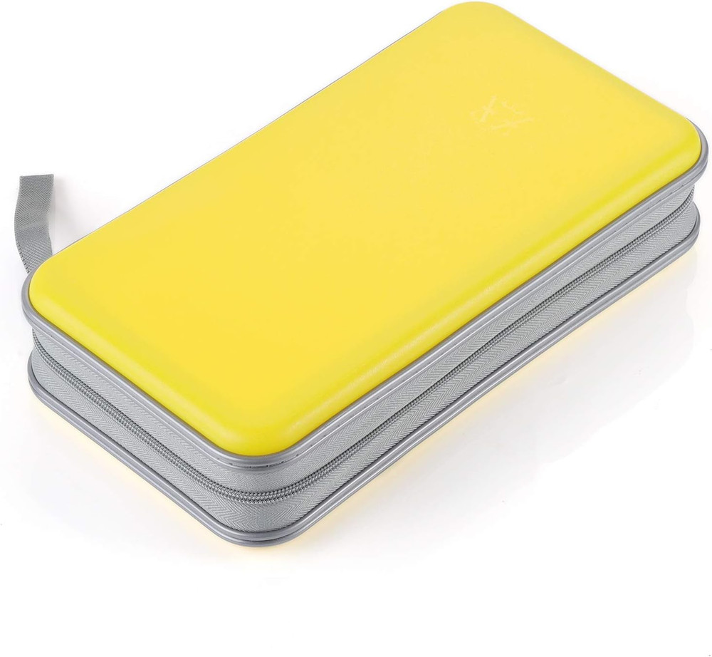 CD Case, 96 Capacity Hard Plastic CD Holder Protective DVD Disc Storage Case Hol