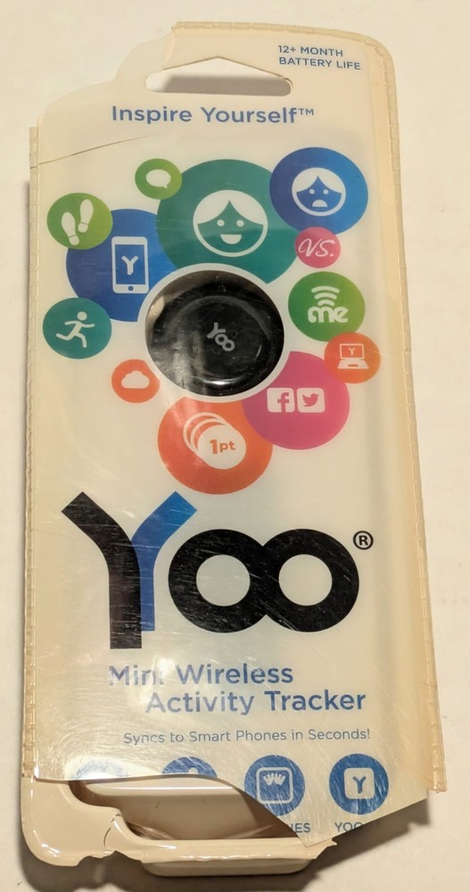2014 Yoo Mini Wireless Activity Tracker Clip Battery Instructions Steps Calories