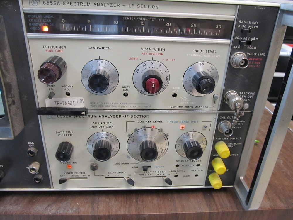 Vintage HP Spectrum Analyzer 140T; 8556; 8552A modules