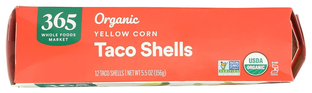 , Organic Yellow Taco Shells, 5.5 Ounce