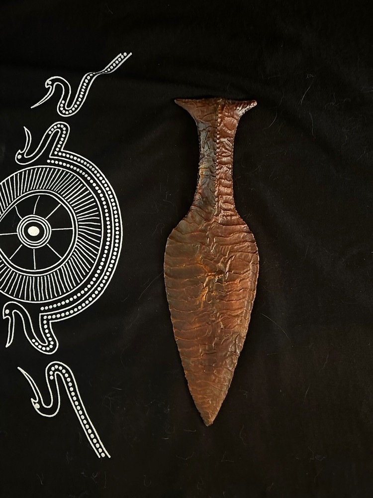 Solid Bronze Danish Fishtail Dagger.