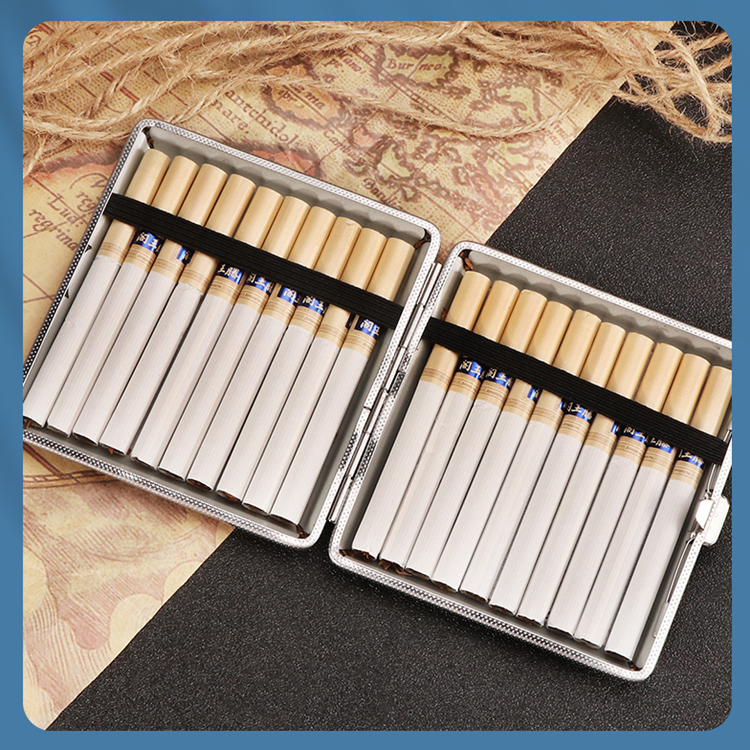 Leather Cigarette Case PU Holder