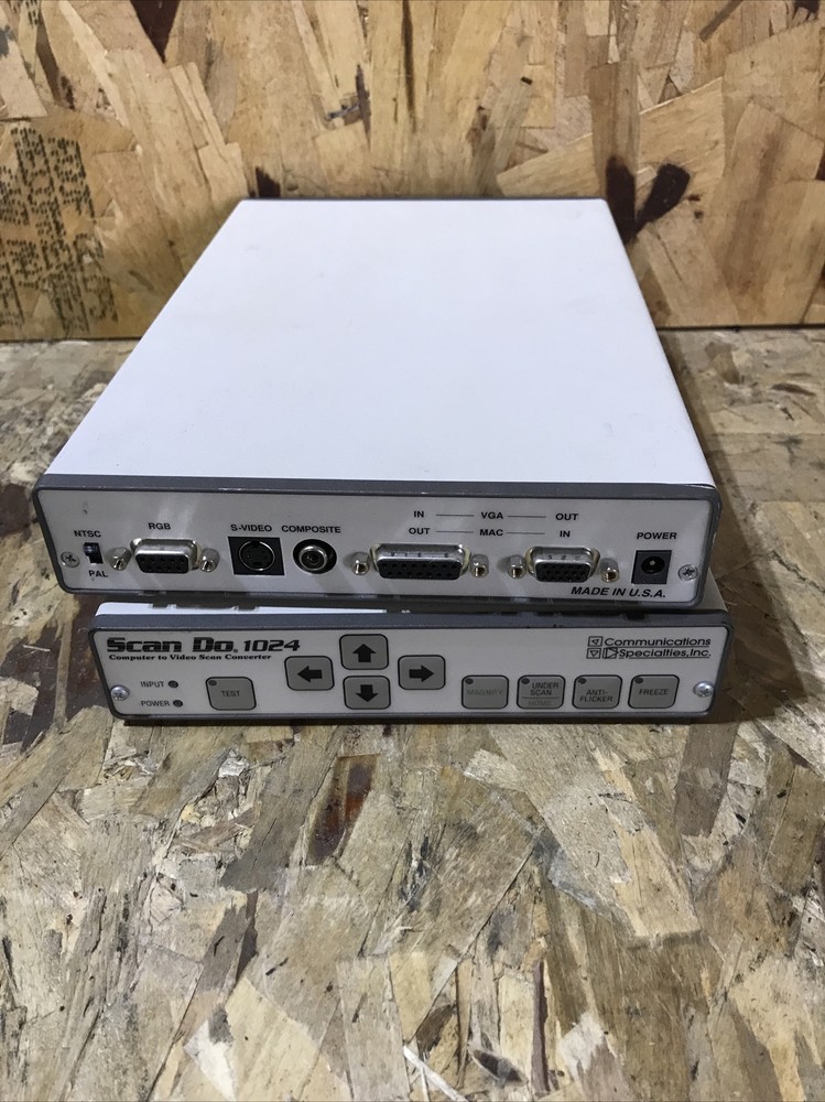 COMMUNICATIONS SPECIALTIES SCAN DO 1024