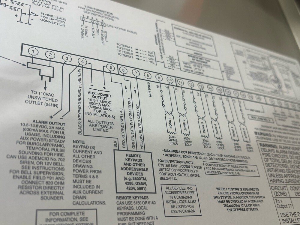 Honeywell ADEMCO V10PACKP