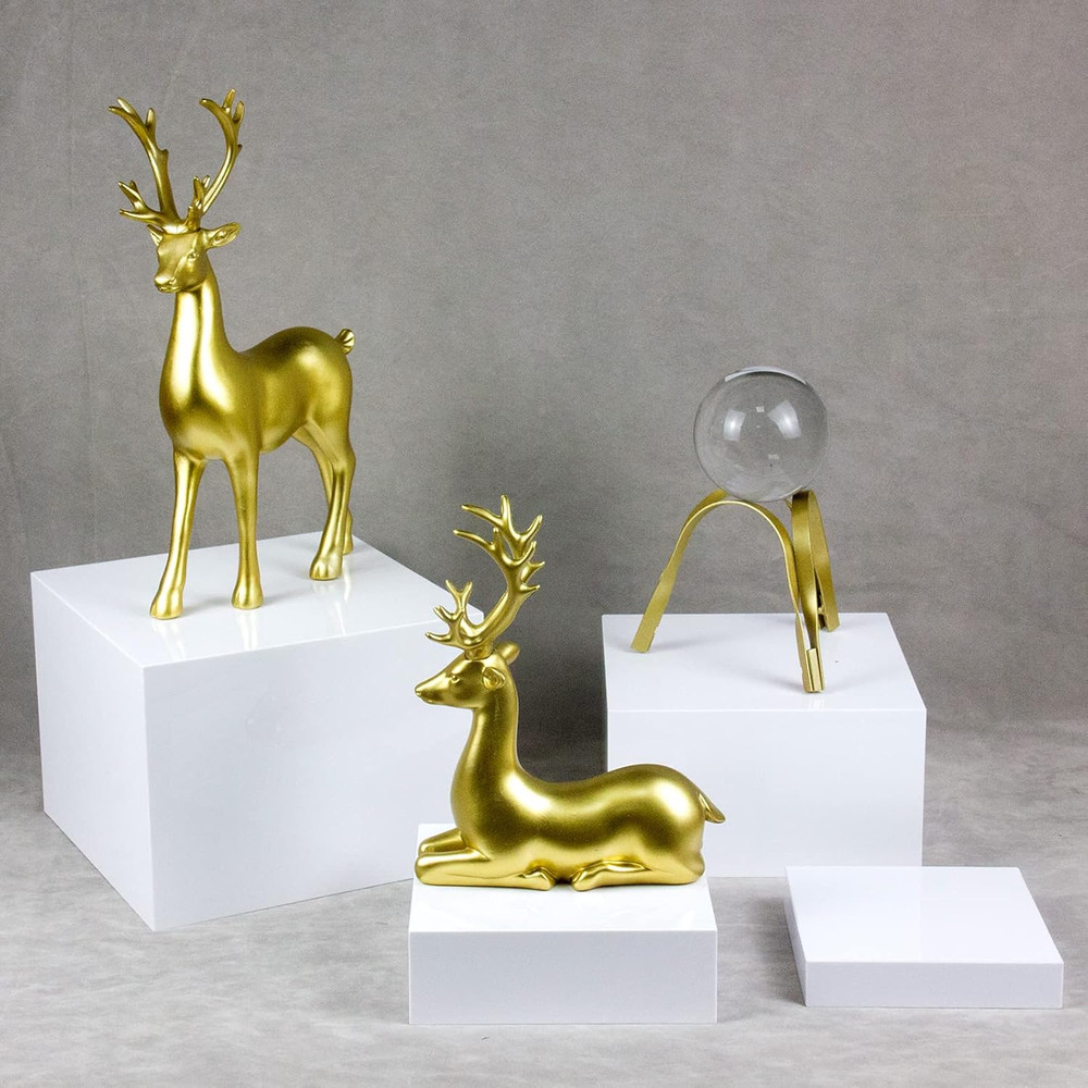 Acrylic Cube Cupcake Display Stands - 5-Sided Nesting Risers for Events