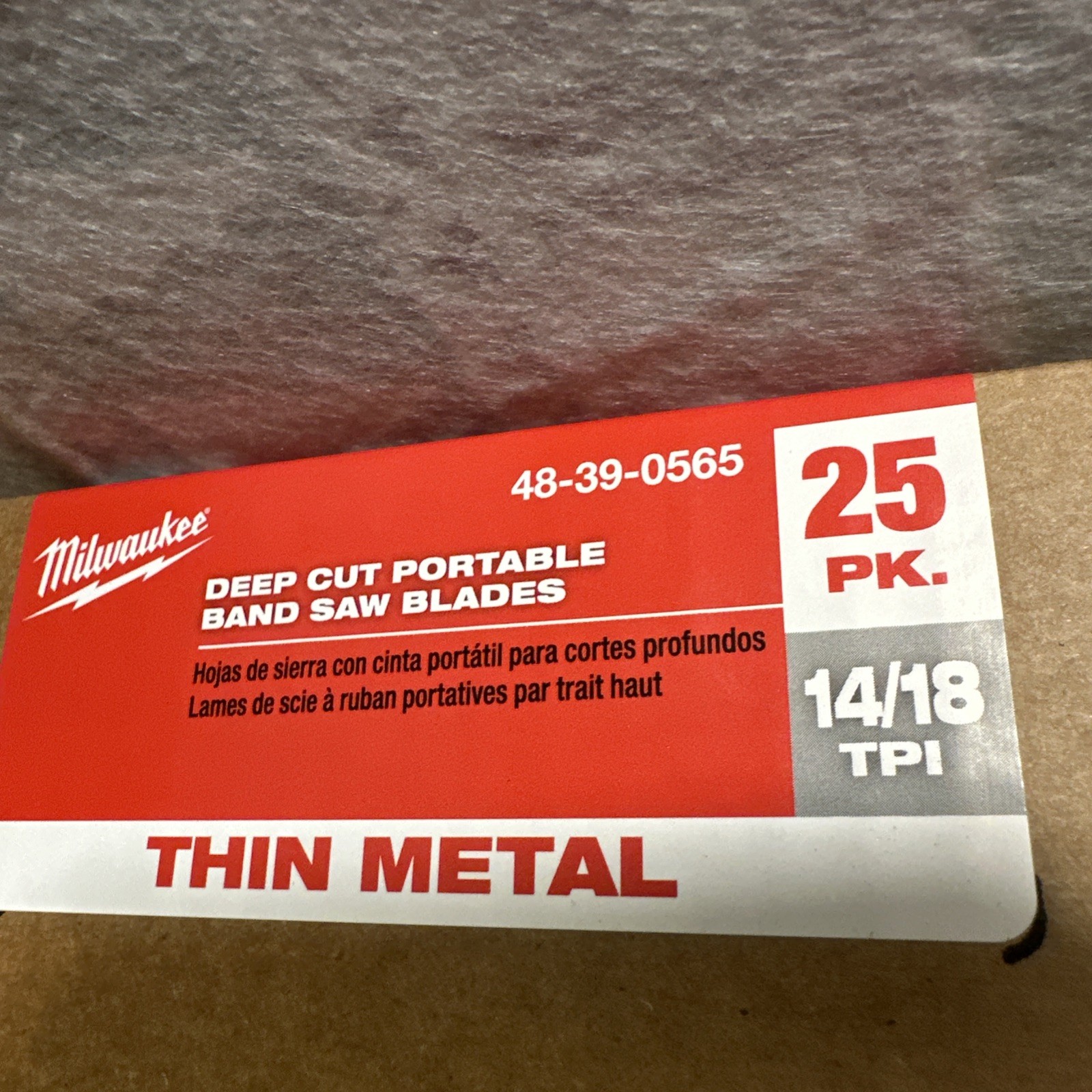 Milwaukee 48-39-0565 44-7/8" Extreme Thin Metal Bandsaw Blades Deep Cut (25-PK)