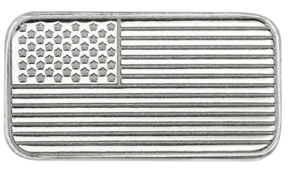 Silver 🇺🇸 American Flag 🇺🇸