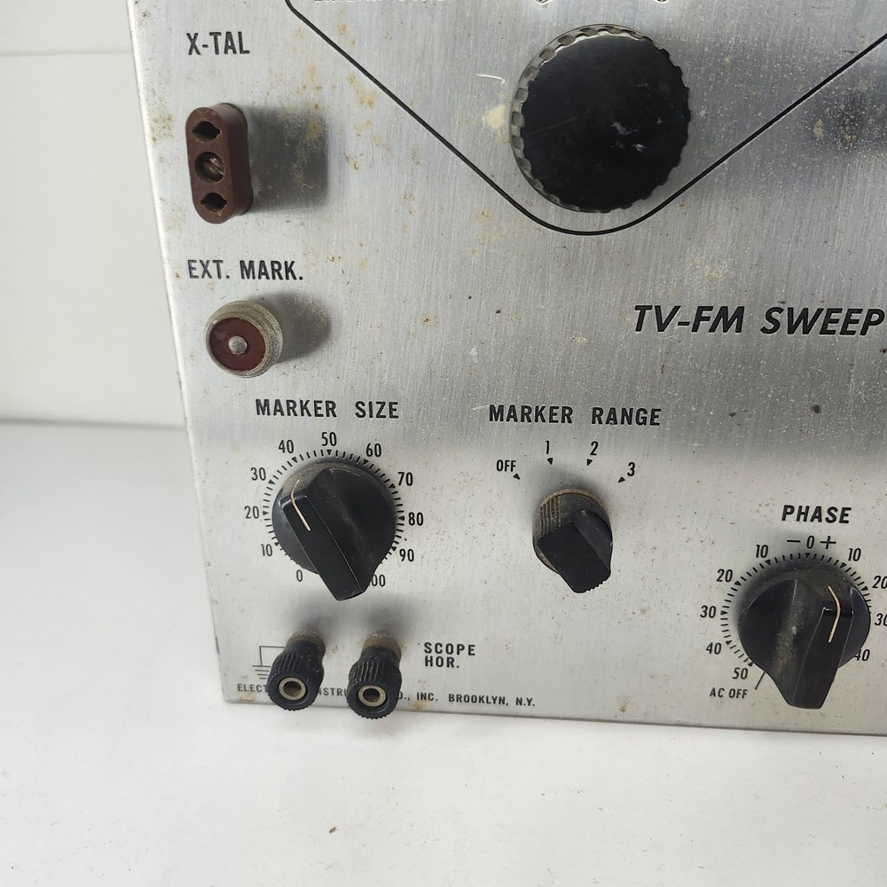 Vintage Eico TV-FM Sweep Generator & Marker Model 368-Untested Powers on