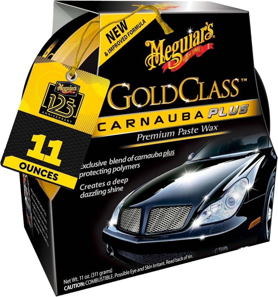 Meguiars Gold Class Carnauba Plus Premium Paste Wax 11oz