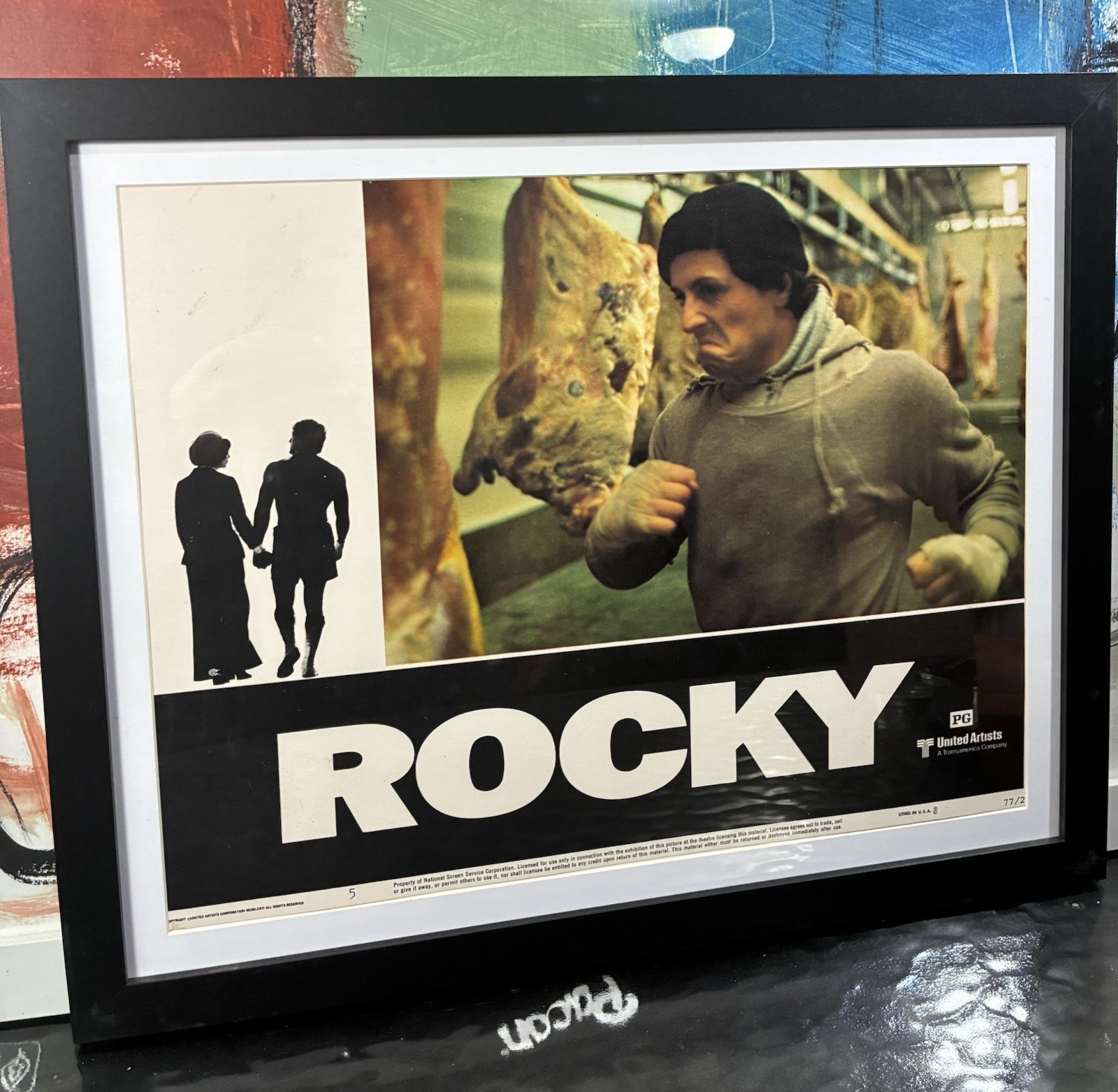 Rocky original 11"x14" lobby card Sylvester Stallone In  good Condition #5 of 8