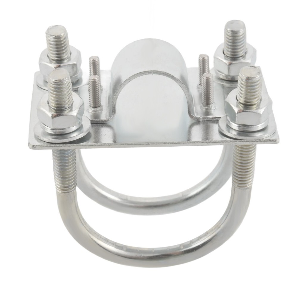 Antenna Mast Clamp Bracket with U-Bolts -Rust Clamp Panel Pipe Mounting9155