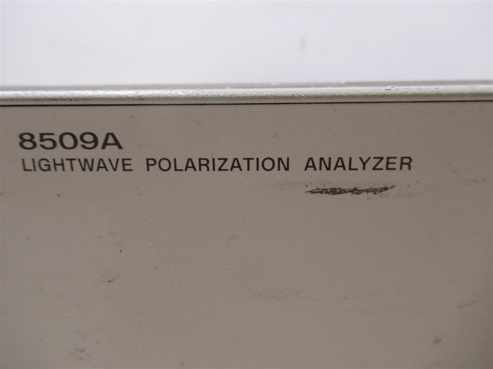 Hewlett Packard 8509A Lightwave Polarization Analyzer