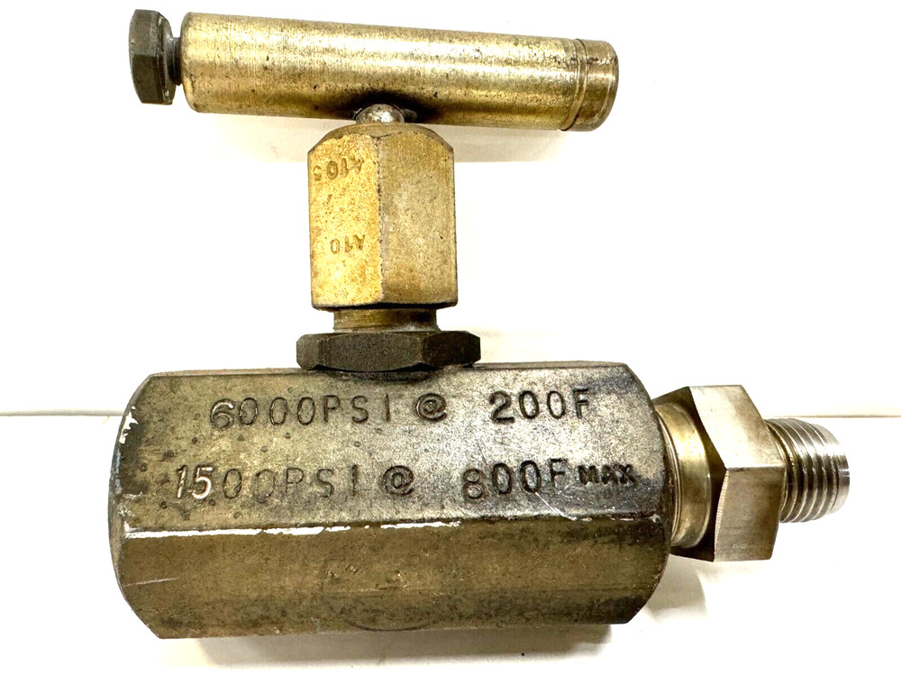PGI NEEDLE VALVE V508CCG 1/2" X 1/4" THREADED