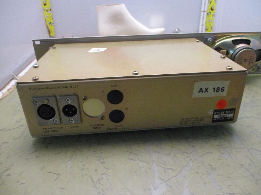 RTS Telex TW Intercom System User Station Rack Mount Model RMS 300 (#2)[4-D]