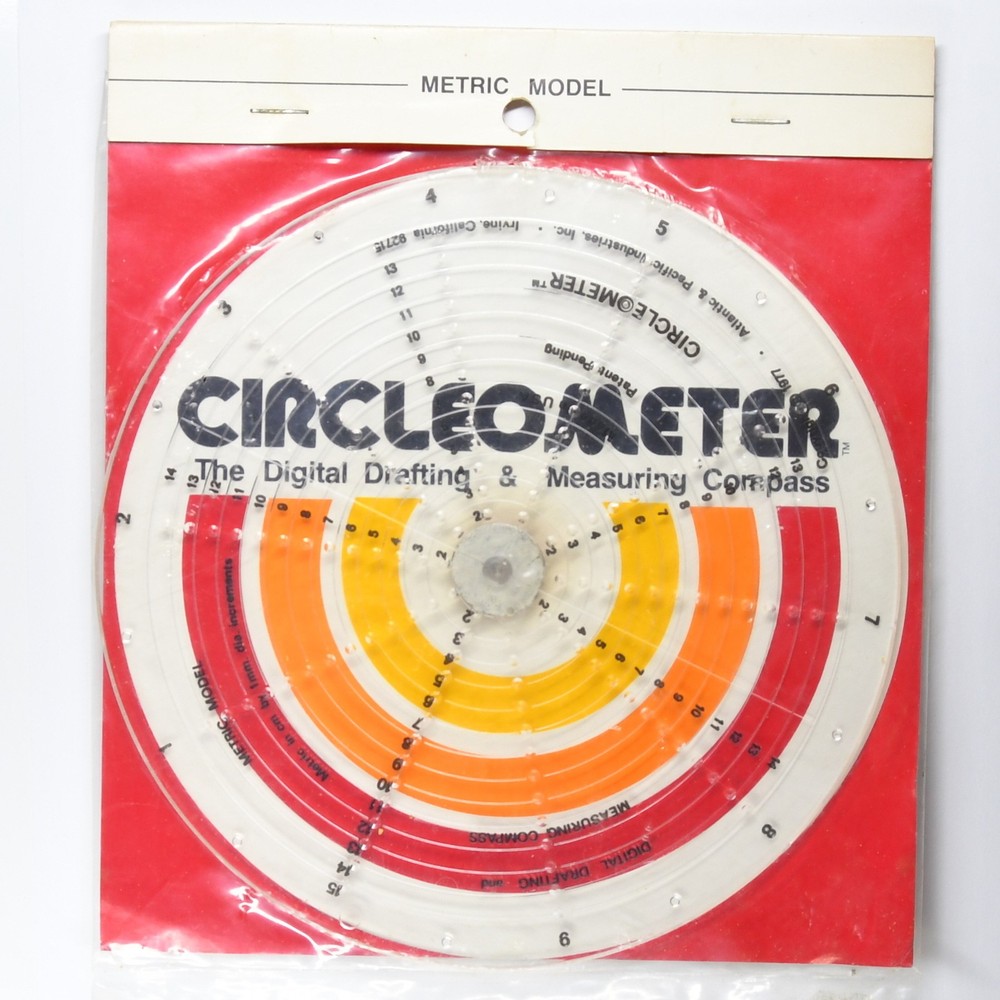 Berol CIRCLEOMETER Drafting Compass Metric 1mm Increments for Circle Drawing