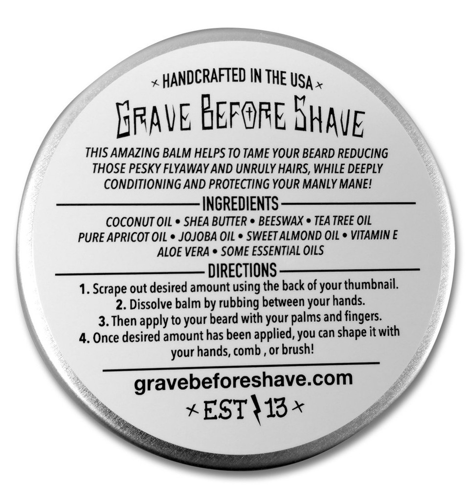 Grave Before Shave™ Beard Care Pack (Cigar Vanilla Blend)
