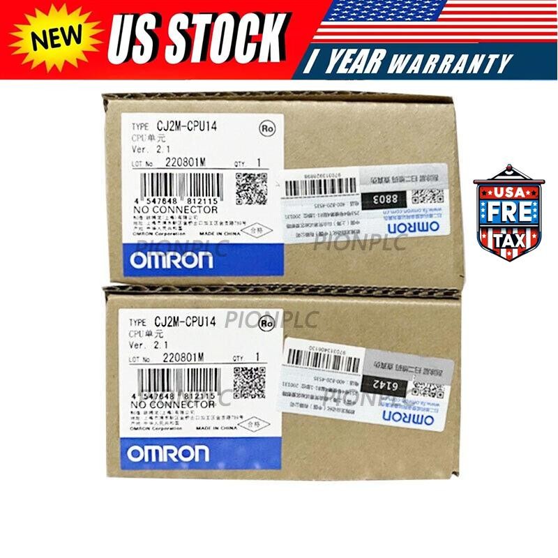 New Original Omron CJ2M-CPU14 PLC Module CPU Unit CJ2M-CPU14