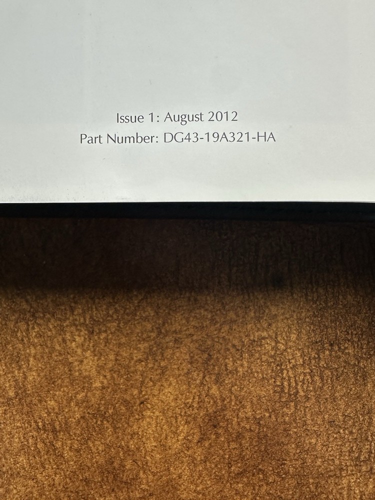 ASTON MARTIN DB9 OWNERS MANUAL