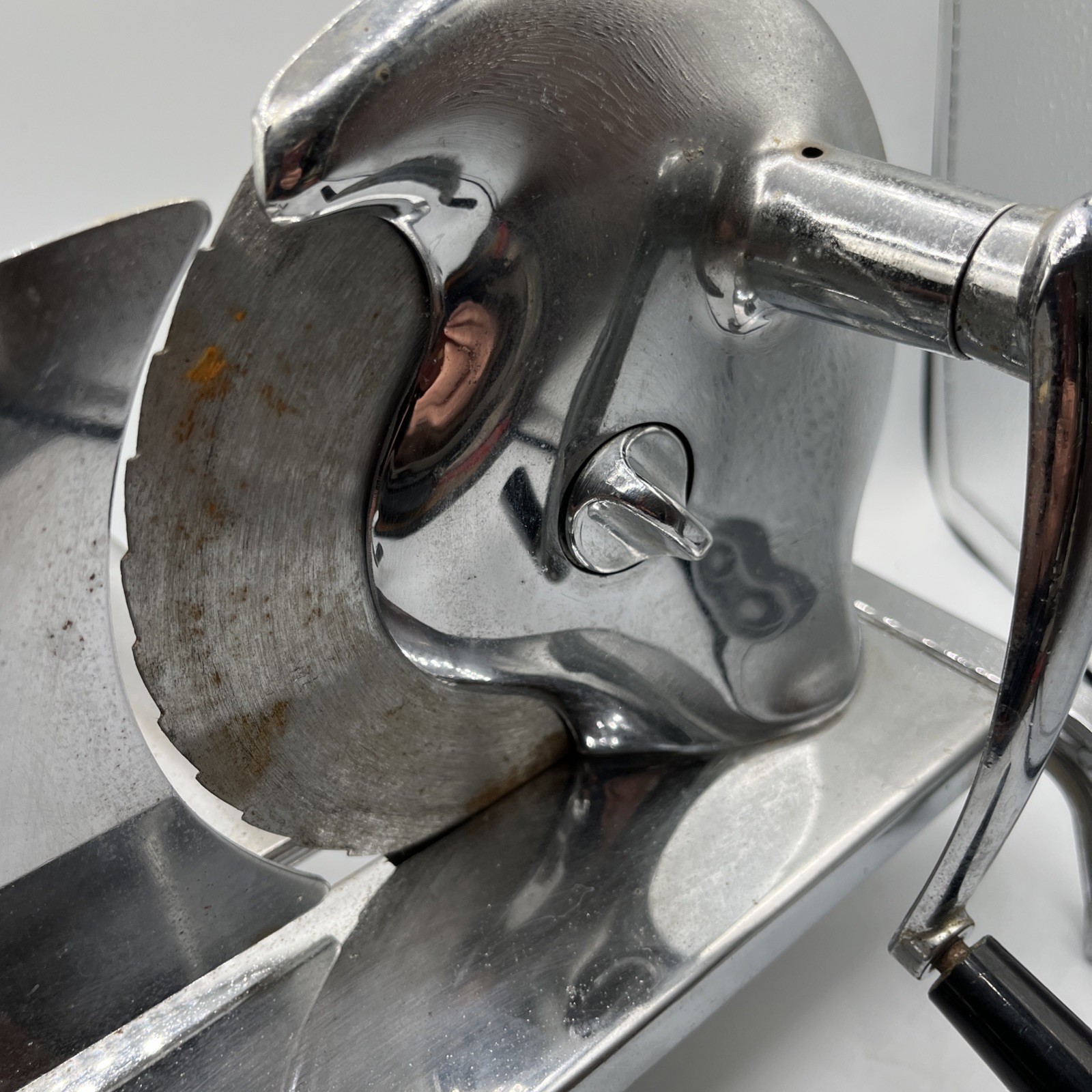 Retro Manual Food Slicer with Guards Rival "Protect-o-Guide" Tabletop 14 x 9.5"