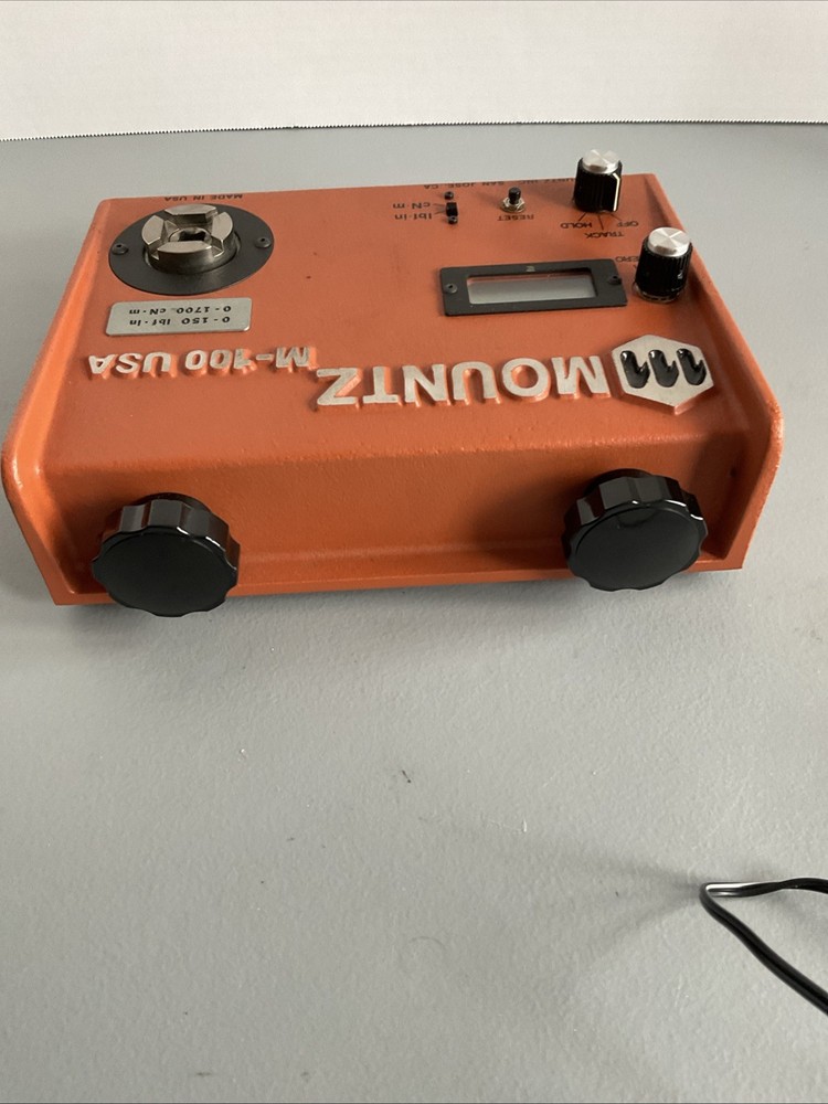 MOUNTZ M-100 Torque Calibrator Untested!