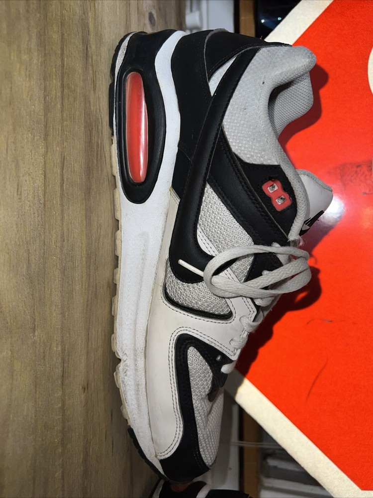 Nike Air Max Command US 12 Shoes White Black Red Sneaker
